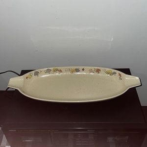 Mid Century Modern MCM Franciscan Woodlore Bread Tray